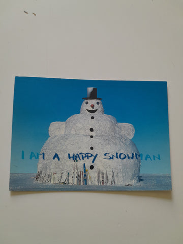 AK I am a happy snowman.