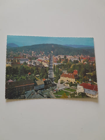 AK Klagenfurt gegen Kreuzbergl. Theaterplatz - Radetzkystraße.