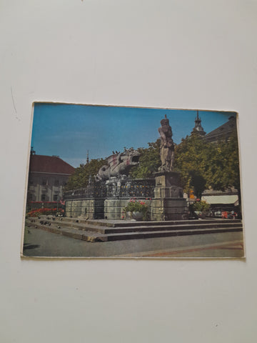 AK Klagenfurt. Lindwurmbrunnen.