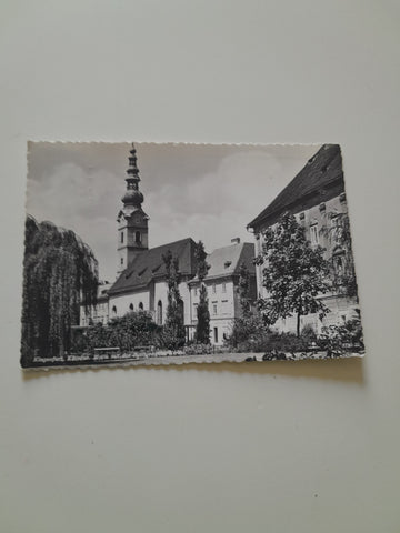 AK Klagenfurt. Motiv mit der Heiligengeist Kirche.