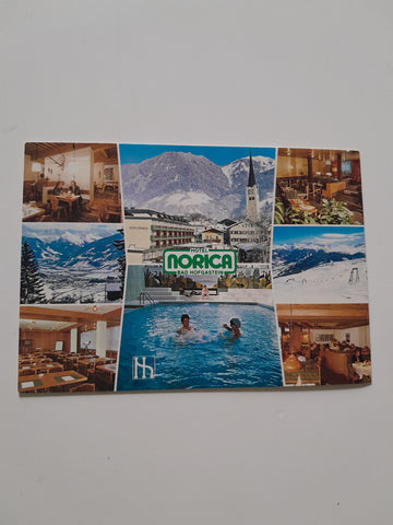 AK Bad Hofgastein. Hotel Norica. Bachbauergasse.