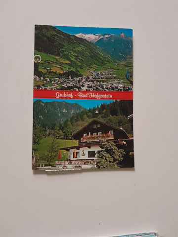 AK Bad Hofgastein. Grubhof. Bes. Familie Stuhler.