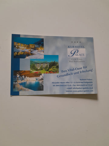 AK Bad Hofgastein. Kurhotel Palace Alexander Moser-Allee 13.