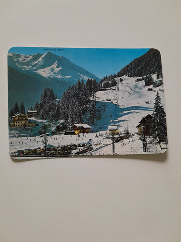 AK Badgastein. Übungswiese bei der Talstation der Stubnerkogel-Gondelbahn.