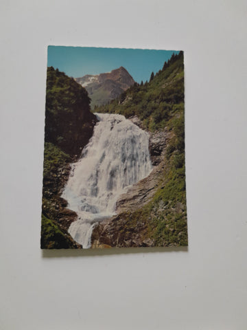 AK Bärenfall im Naßfeldertal mit Schareck. Böckstein-Badgastein.