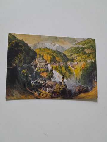 AK Wildbad Gastein. (nach Lithografie von Libay, nach Emil Löhr aus dem Gasteiner Museum)