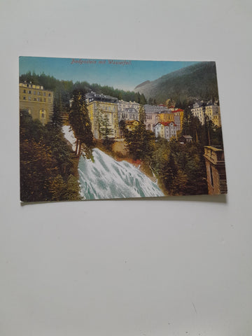 AK Badgastein mit Wasserfall. (Reprint)