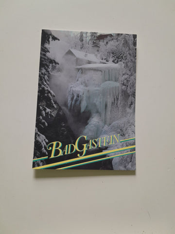 AK Badgastein. Oberer Wasserfall im Winter.