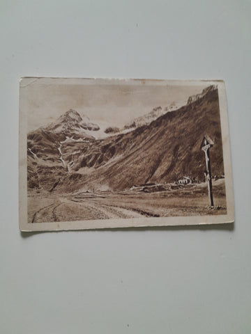 AK Naßfeld und Schareckgletscher bei Badgastein.