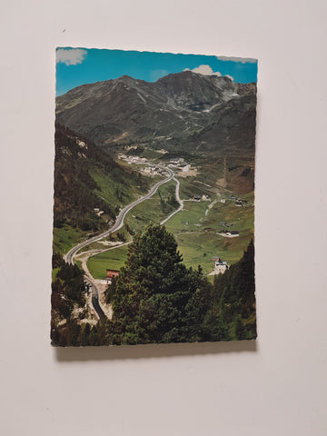 AK Obertauern. Radstädter Tauernstraße Paßhöhe.