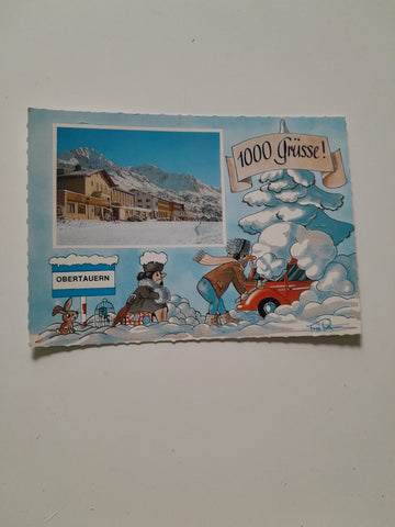 AK Obertauern. 1000 Grüße.