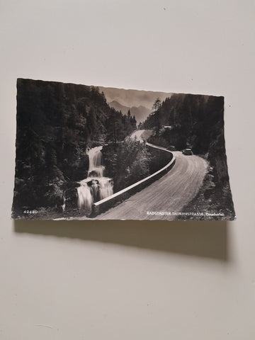 AK Radstädter Tauernstrasse Gnadenfall. (1961)