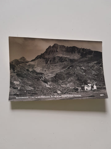 AK Seekarhaus mit Wurmwand. Radstädter Tauern.