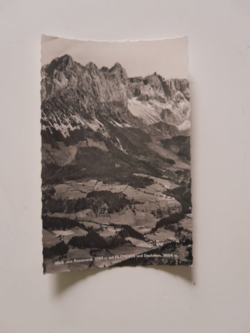 AK Blick vom Rossbrand auf Filzmoos und Dachstein.