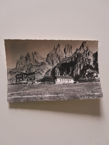 AK Dachstein. Hofpürglhütte mit Bischofsmütze.