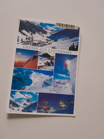 AK Grüsse aus Zauchensee.