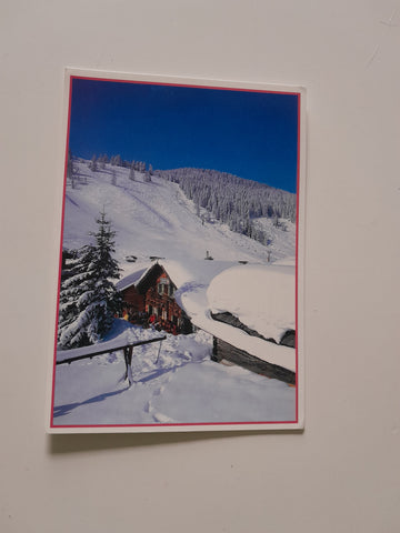 AK Altenmarkt/Zauchensee. Hüttenidylle.