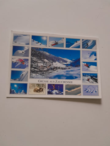 AK Grüsse aus Zauchensee.