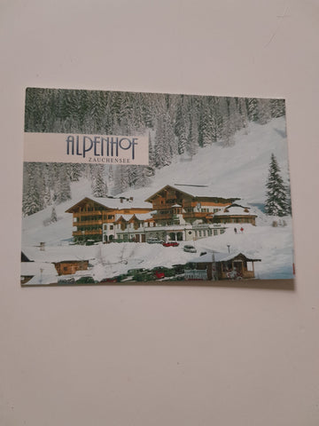 AK Altenmarkt/Zauchensee. Hotel Gasthof Alpenhof. Familie Mayrhofer. Palfen 119.