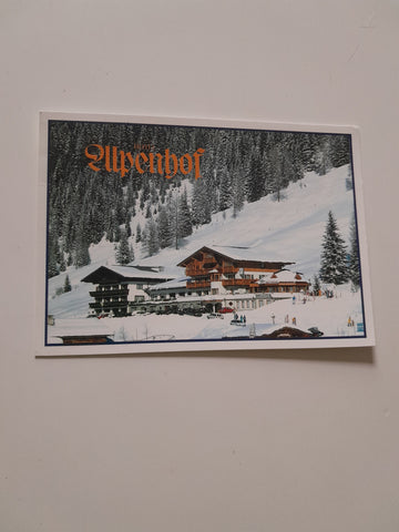 AK Altenmarkt/Zauchensee. Hotel Gasthof Alpenhof. Familie Mayrhofer.