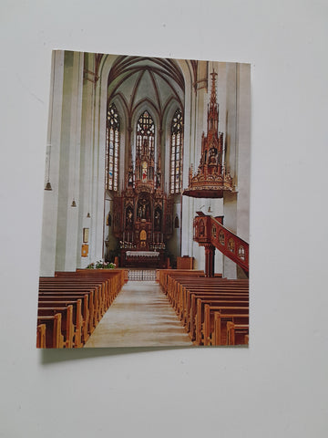 AK St. Johann im Pongau. Innenansicht der Dekanatskirche.