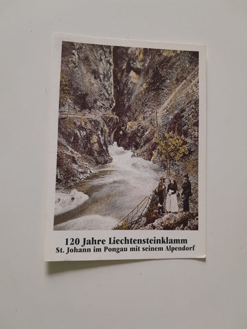 AK 120 Jahre Liechtensteinklamm.
