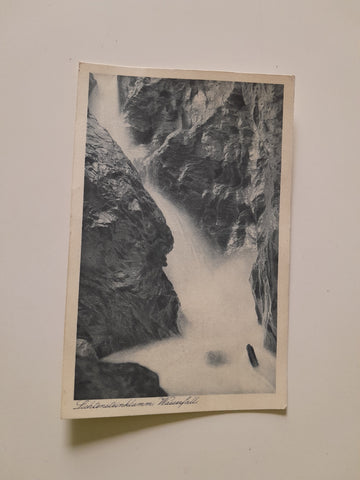 AK Liechtensteinklamm. Wasserfall.