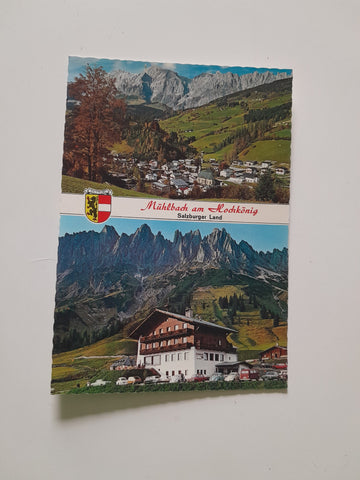 AK Rupertihaus. Exweltmeister Sepp Bradl. Mühlbach am Hochkönig.