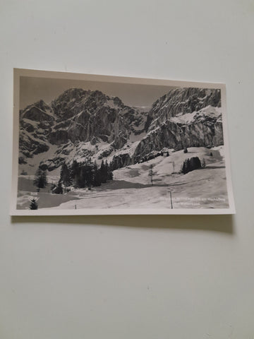 AK Skigebiet Mitterberg am Hochkönig. mit Wetterwand.