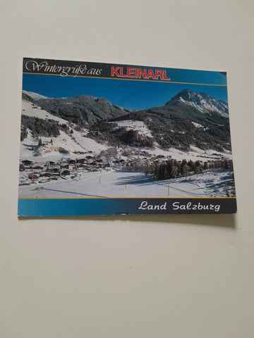 AK Wintergrüße aus Kleinarl.