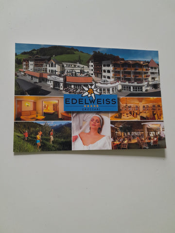 AK Großarl. Edelweiss. Grossarl. Familie Hettegger. Unterberg 83.