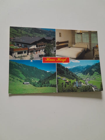 AK Großarl. Markt 115. Haus Heigl Bes. Maria und Ignaz Heigl.