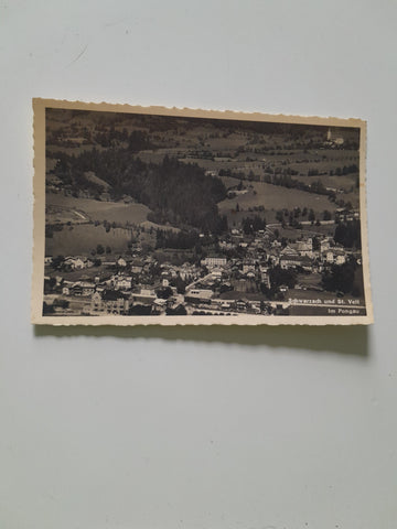 AK Schwarzach und St. Veit im Pongau. (1938)