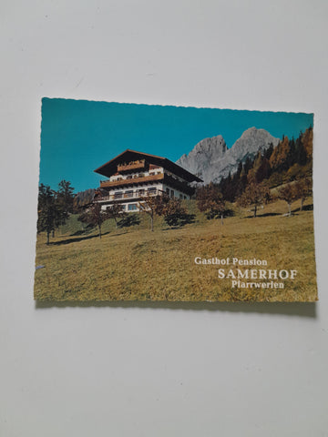 AK Pfarrwerfen. Gasthof Pension Samerhof.