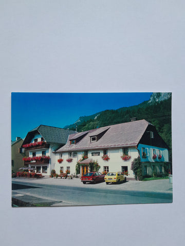 AK Wörschach 13. Gasthof Pension Poschenhof.  Familie Lemmerer.