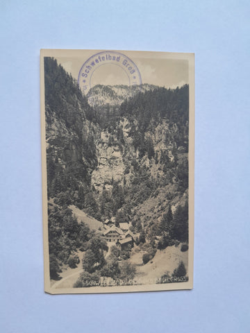 AK Schwefelbad Wörschach. Badehaus Gross.