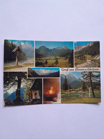 AK Gruss aus Hinterwildalpen.
