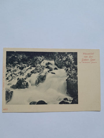 AK Wasserfall von den Sieben Seen bei Wildalpen.