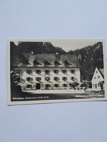 AK Wildalpen. Alpenhotel Kraft. (1939)