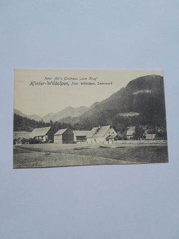 AK Hinterwildalpen. Peter Abl's Gasthaus zum Krug.