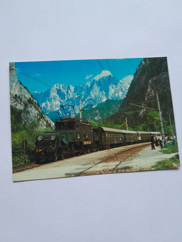 AK Lok 1189.06 "Krokodil" Gesäuse Eingang gegen die Hochtorgruppe. VEF Verband der Eisenbahnfreunde.