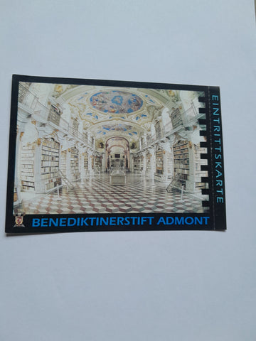 AK Benediktinerstift Admont Eintrittskarte.
