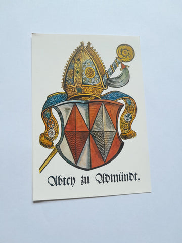 AK Wappen der 1071 gegründeten Benediktinerabtei Admont. (Aus dem Wappenbuch des Zacharias Bartsch vom Jahre 1567)