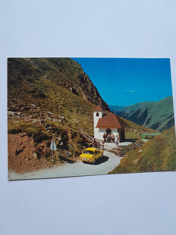 AK Erzherzog Johann Straße Sölkpaß Kapelle.