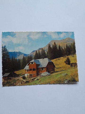 AK Kreutzerhütte. Sölkpaß Erzherzog Johann Straße.