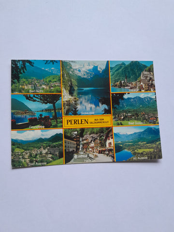 AK Perlen aus dem Salzkammergut.