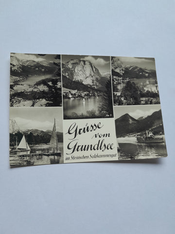 AK Grüsse vom Grundlsee.