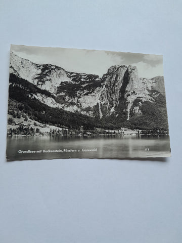 AK Grundlsee mit Backenstein, Rösslern u. Gaiswinkl.