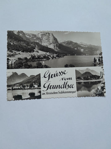 AK Grüsse vom Grundlsee.