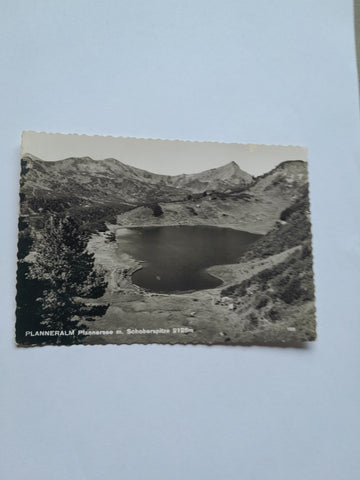 AK Planneralm Plannersee mit Schoberspitze.